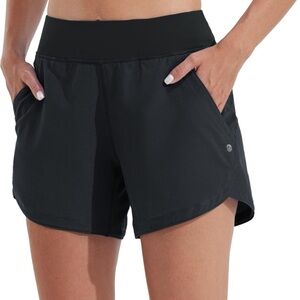 Women's Black Swim Shorts